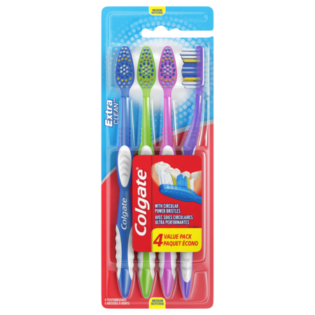 Colgate Colgate Extra Clean Full Head Medium Toothbrush, PK72 155190